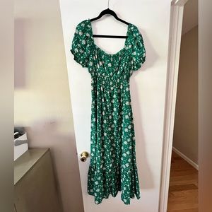 Petal and Pup green floral maxi dress